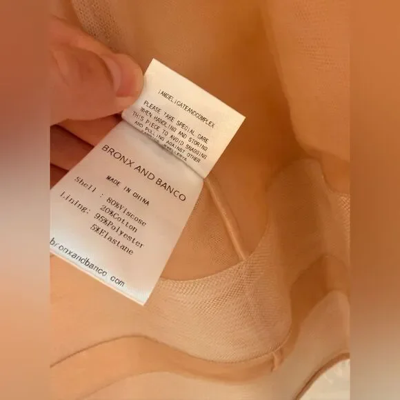 NWOT BRONX AND BANCO Colette White Lace Long Sleeve Mini Wedding Bridal Dress - Picture 8 of 16